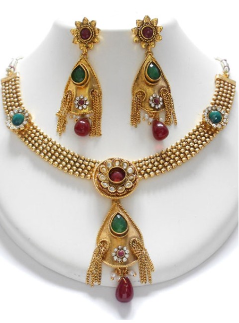 Polki Jewellery Set